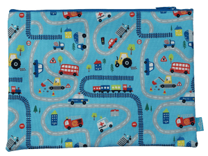 Spencil Tiny Town A4 Twin Zip Pencil Case