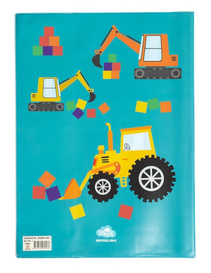 Back view of A4 Spencil Transport Town Book Cover