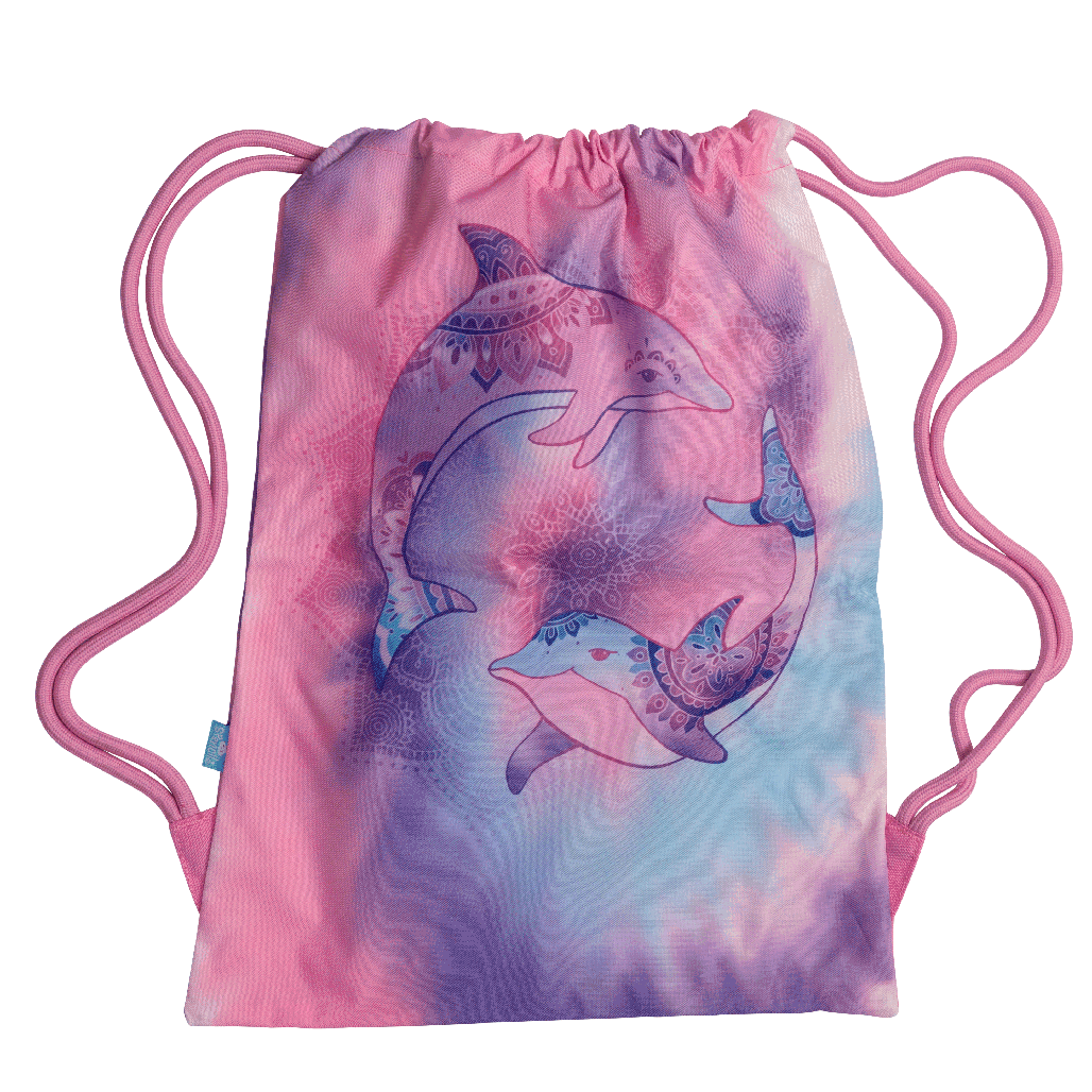 Spencil Tie-Dye Splash Large Drawstring Bag