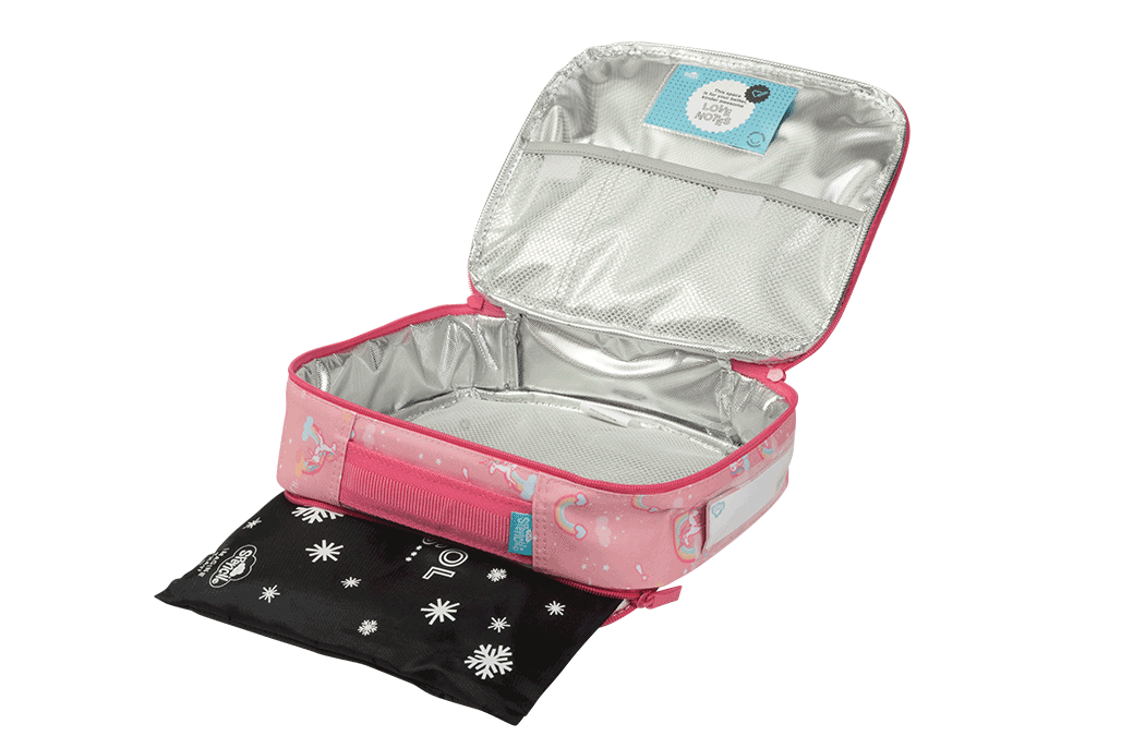 Spencil Rainbow Unicorn Large Lunch Bag including Chill Pack