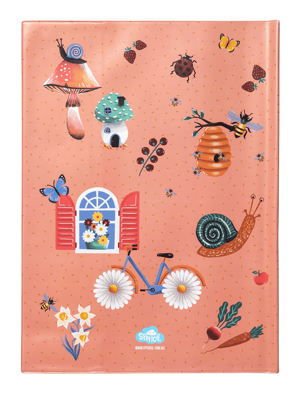 Spencil Secret Garden Scrapbook Cover