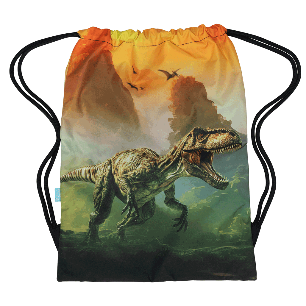 Spencil Jurassic Kingdom Large Drawstring Bag