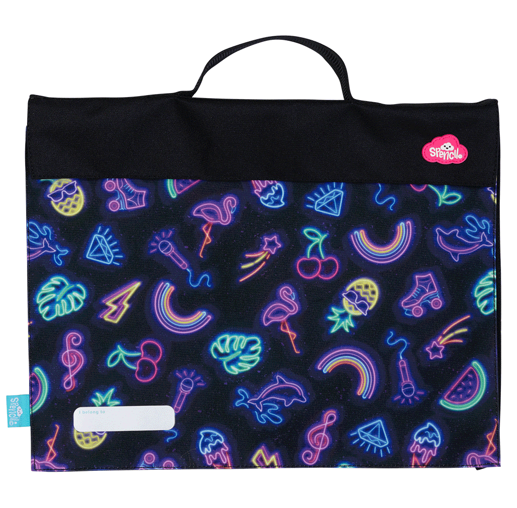 Spencil Neon Party Library Bag