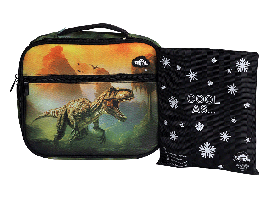 Spencil Jurassic Kingdom Large Backpack Combo Set