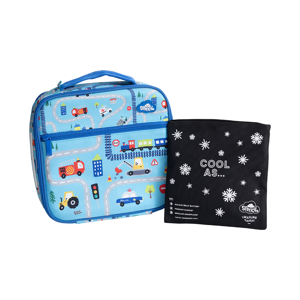 Spencil Tiny Town Small Lunch Bag including Chill Pack