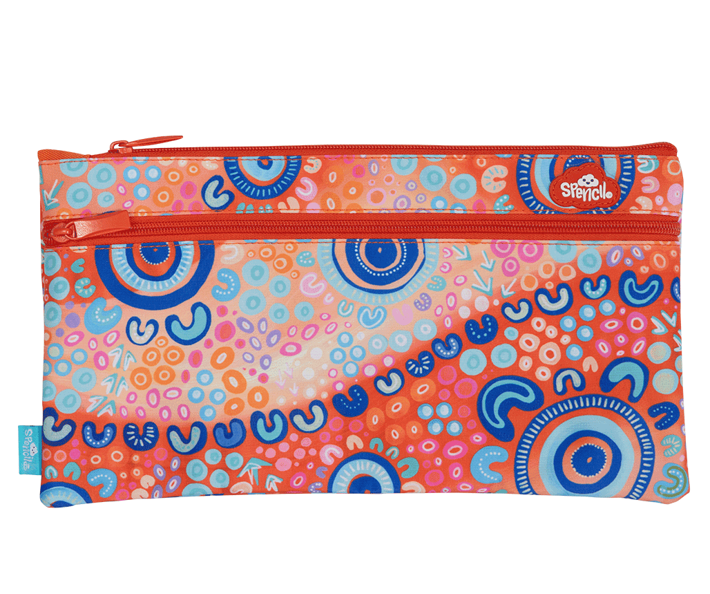Spencil Ngootypoorteen Twin Zip Pencil Case