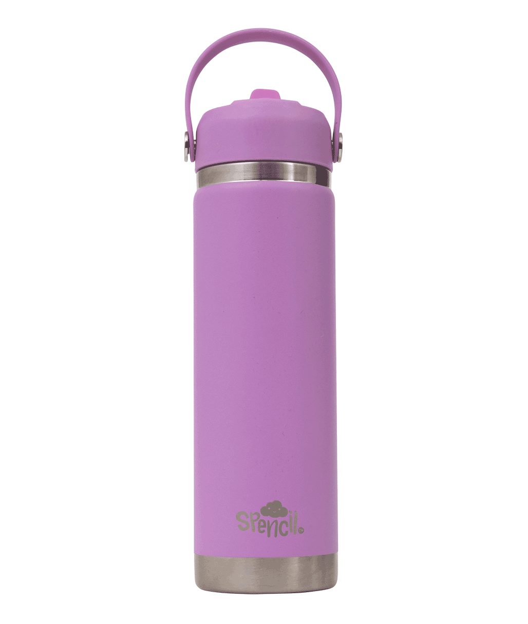 Spencil Insulated Large 650ml Water Bottle - Lilac