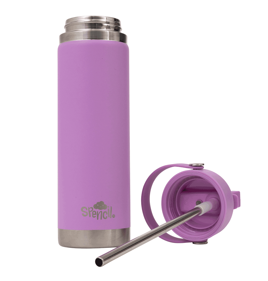 Spencil Insulated Large 650ml Water Bottle - Lilac