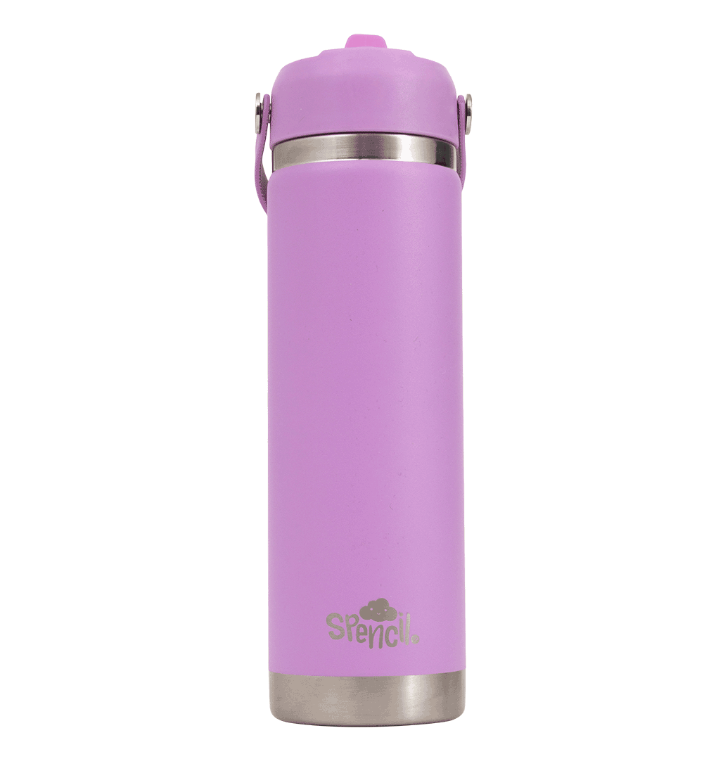 Spencil Insulated Large 650ml Water Bottle - Lilac