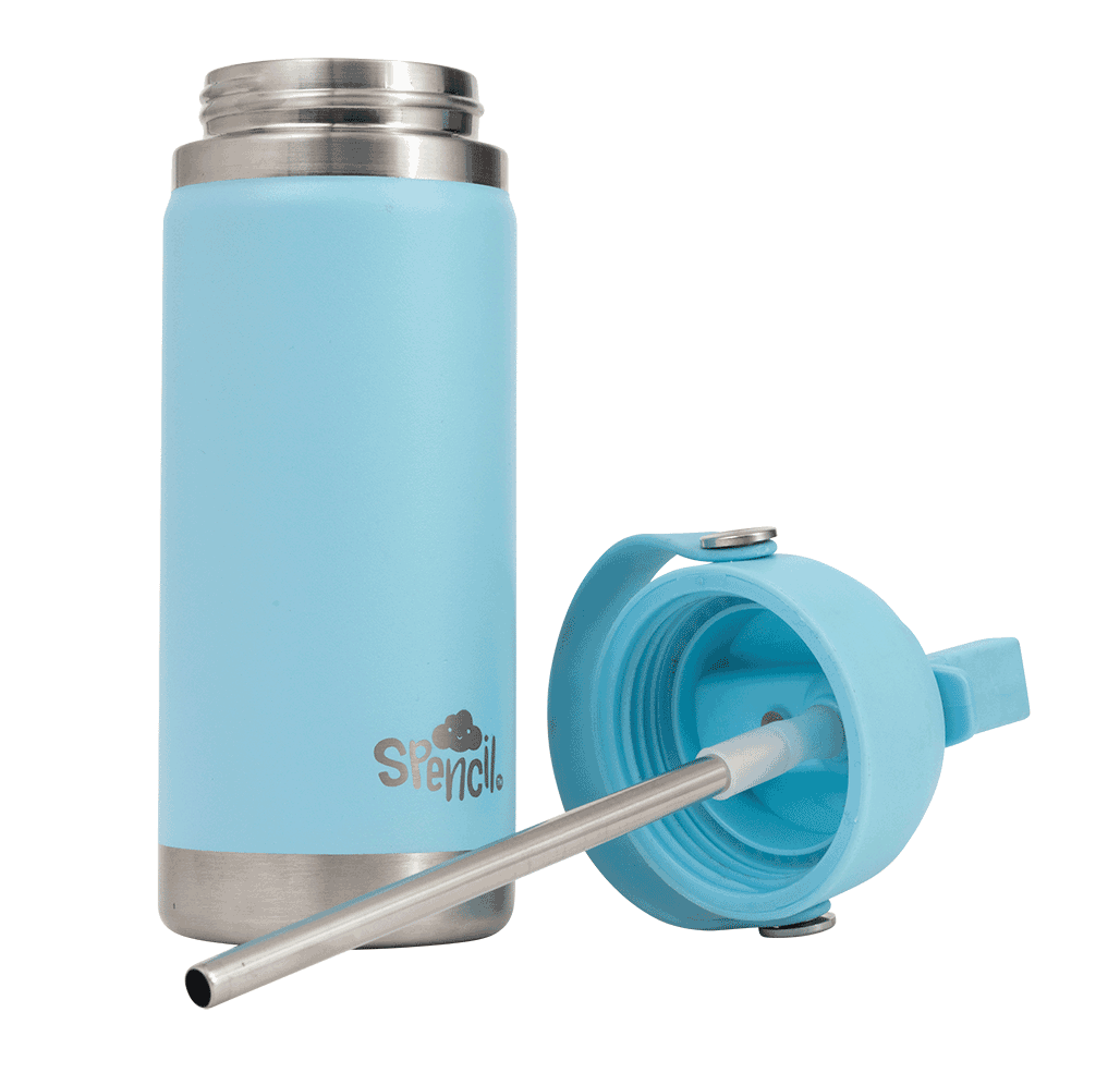 Spencil Insulated Small 470ml Water Bottle - Sky