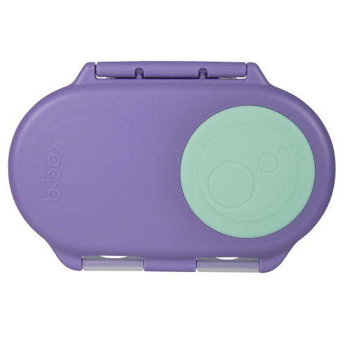 Top view of b.box lilac pop snackbox