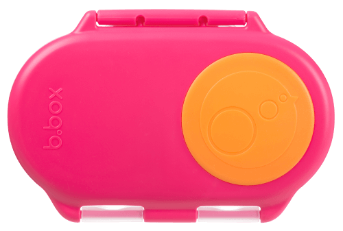 Top view of b.box strawberry shake snackbox