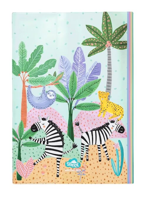 Front view of A4 Spencil Wild Things Book Cover